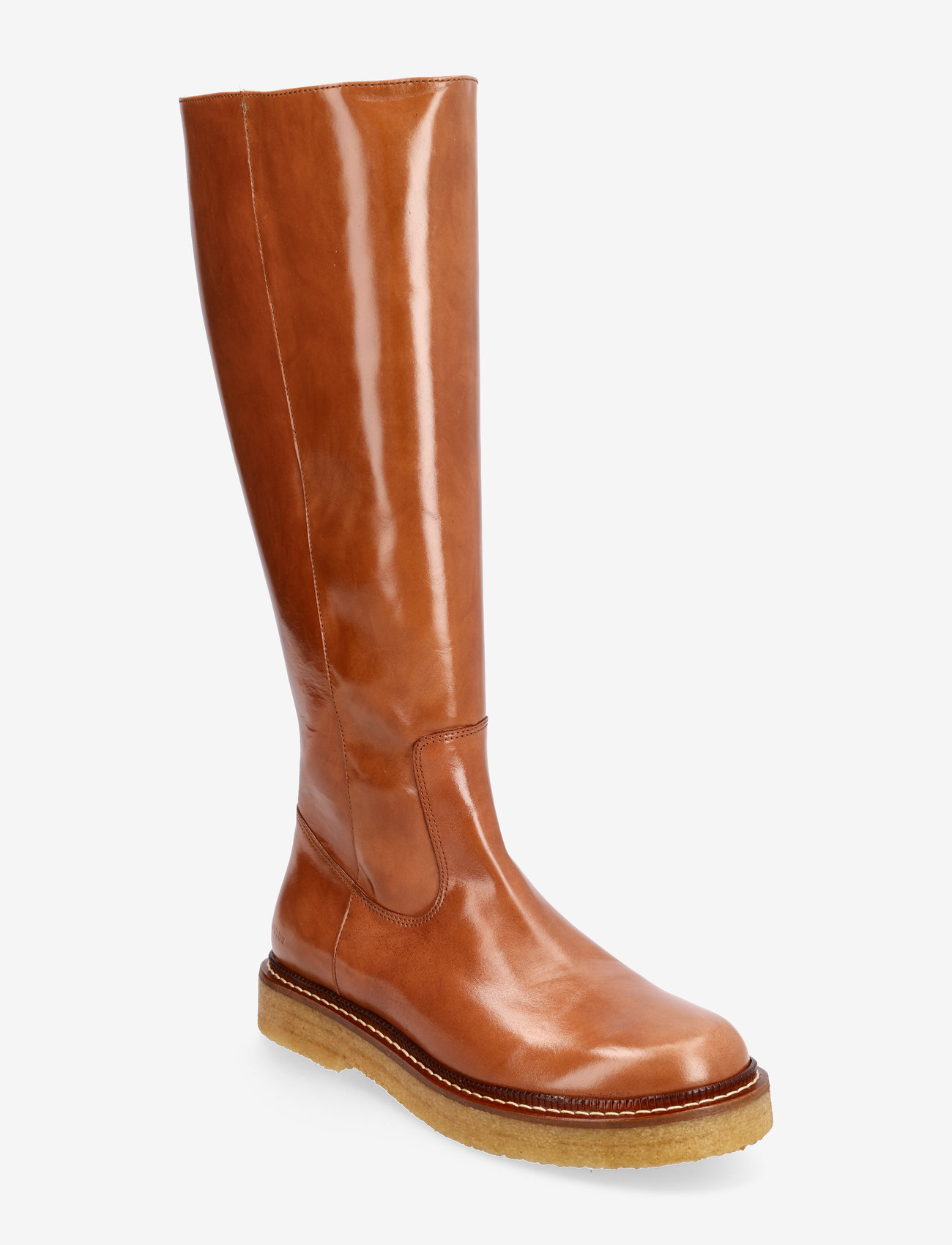 ANGULUS - Boots - flat - lange laarzen - 1838/002 cognac/dark brown - 0