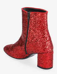 ANGULUS - Bootie - block heel - with zippe - høye hæler - 1711/2233 red/red - 2