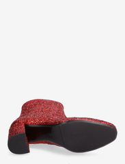 ANGULUS - Bootie - block heel - with zippe - høye hæler - 1711/2233 red/red - 4