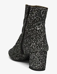 ANGULUS - Bootie - block heel - with zippe - aukštakulniai - 1757/2244 dark green glitter/d - 2