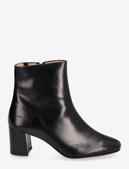 ANGULUS - Bootie - block heel - with zippe - korolliset nilkkurit - 1835/001 black/black - 1