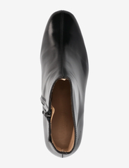 ANGULUS - Bootie - block heel - with zippe - høye hæler - 1835/001 black/black - 3