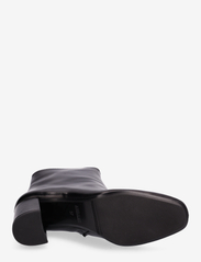 ANGULUS - Bootie - block heel - with zippe - høye hæler - 1835/001 black/black - 4