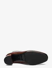 ANGULUS - Bootie - block heel - with zippe - høye hæler - 1837/002 brown/dark brown - 4