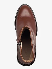 ANGULUS - Bootie - block heel - with zippe - høye hæler - 1705/036 terracotta - 3