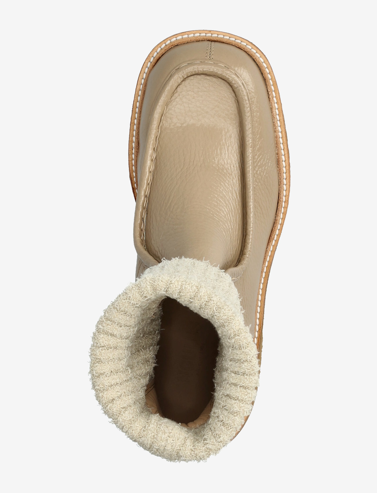 ANGULUS - Booties - flat - with elastic - kõrge konts - 2572/061 sand/beige - 3