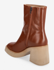 ANGULUS - Bootie - block heel - with zippe - høye hæler - 1705/036 terracotta - 2