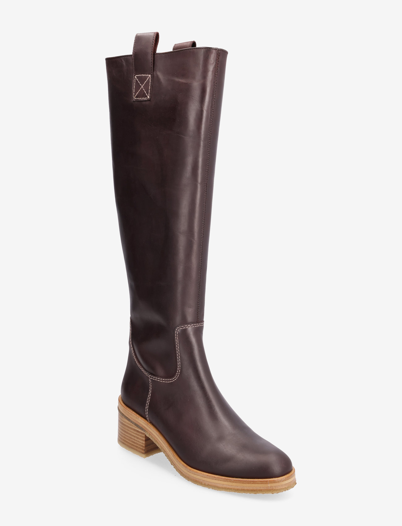 ANGULUS - Booties - flat - knee high boots - 1706 amarone - 0