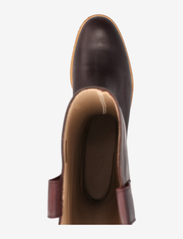 ANGULUS - Booties - flat - høye boots - 1706 amarone - 3