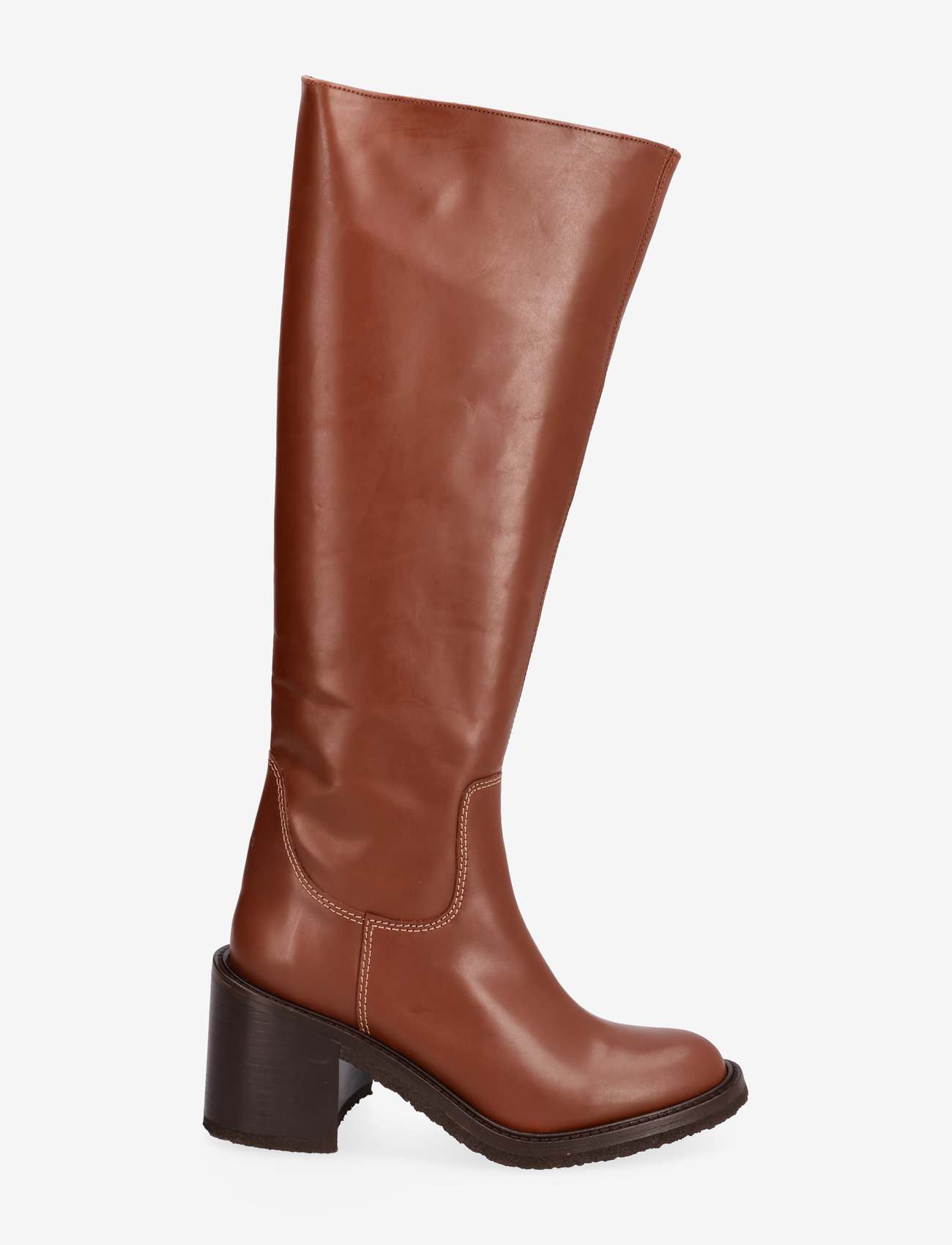 ANGULUS - Boots - Block heel - pitkävartiset saappaat - 1705 terracotta - 1