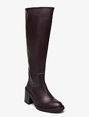 ANGULUS - Boots - Block heel - høye boots - 1706 amarone - 0