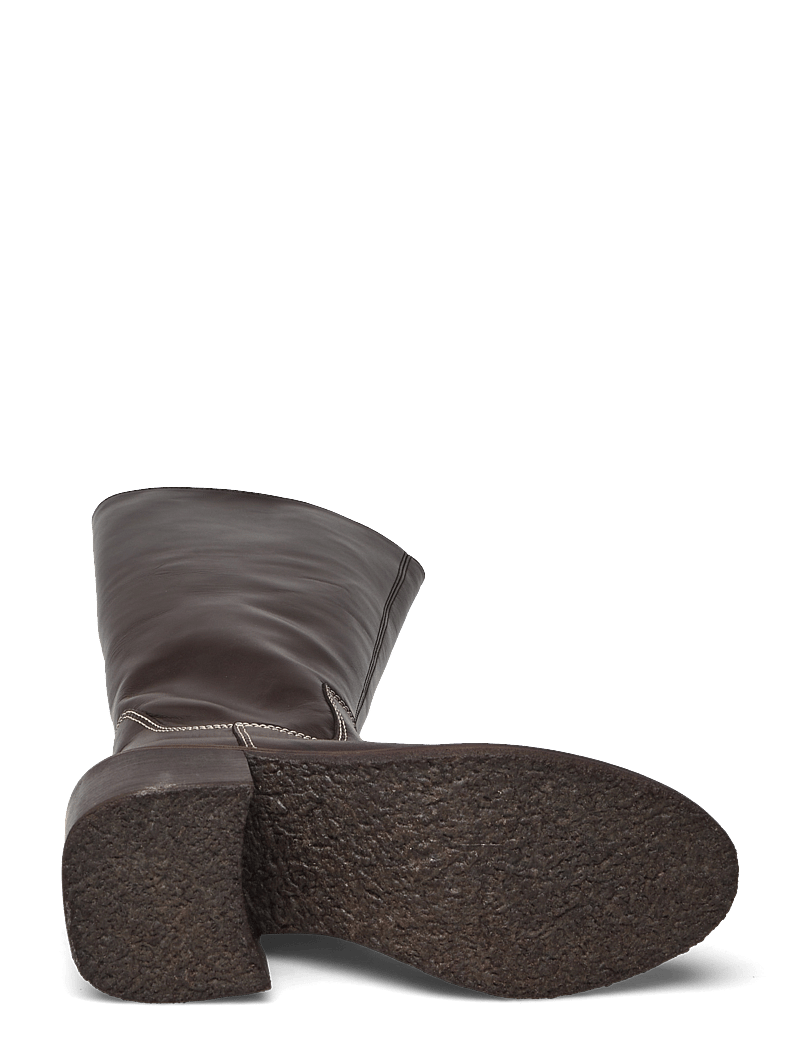 ANGULUS - Boots - Block heel - pika säärega saapad - 2962 brown - 4