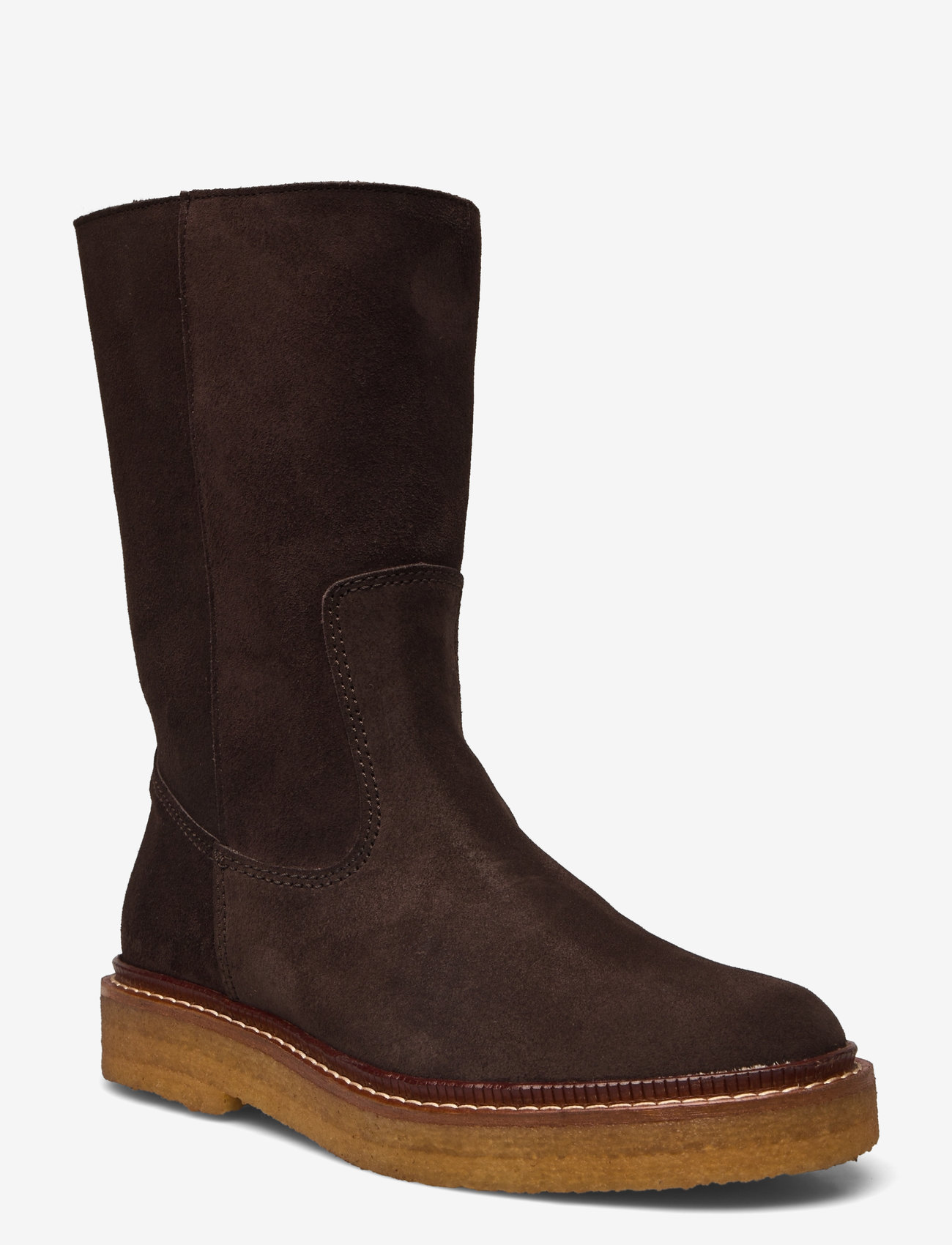ANGULUS - Boots - flat - flade ankelstøvler - 2193/1767 dark brown/dark brow - 0