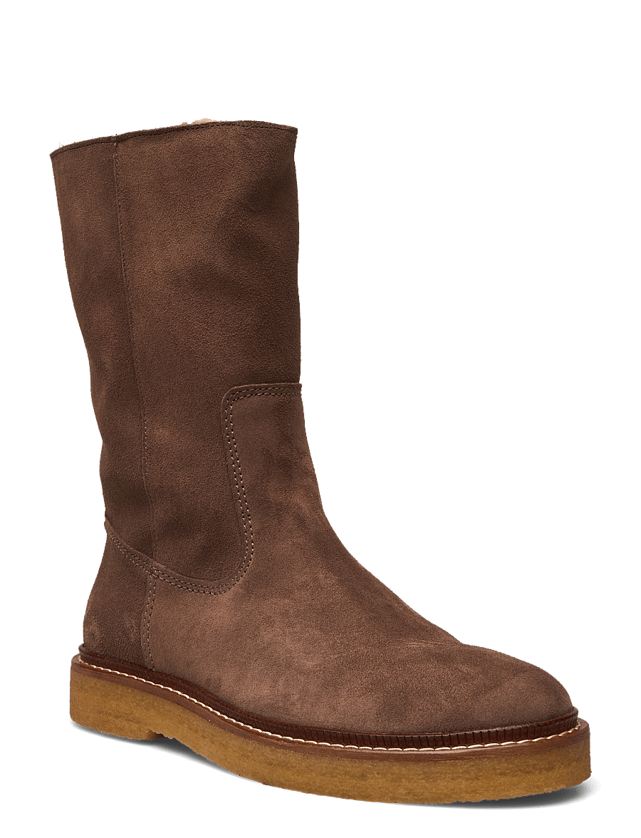 ANGULUS - Boots - flat - flade ankelstøvler - 1780/2994 taupe/taupe - 0