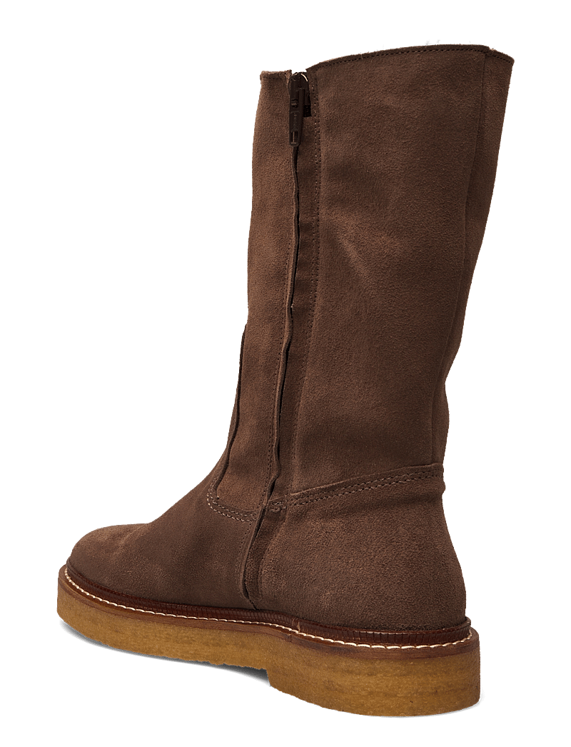 ANGULUS - Boots - flat - platta ankelboots - 1780/2994 taupe/taupe - 2