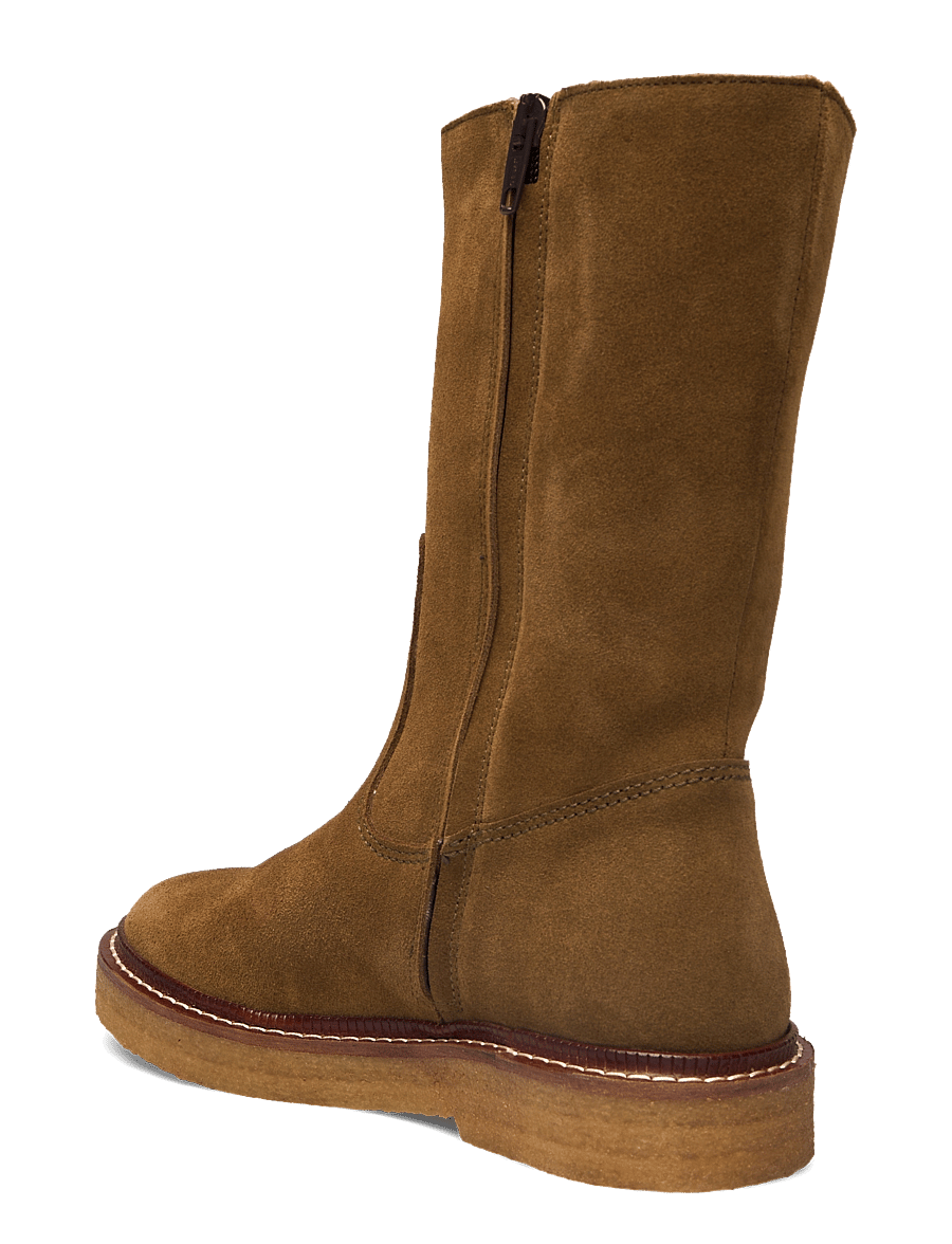 ANGULUS - Boots - flat - flat ankle boots - 2209/2010 mustard/brun - 2