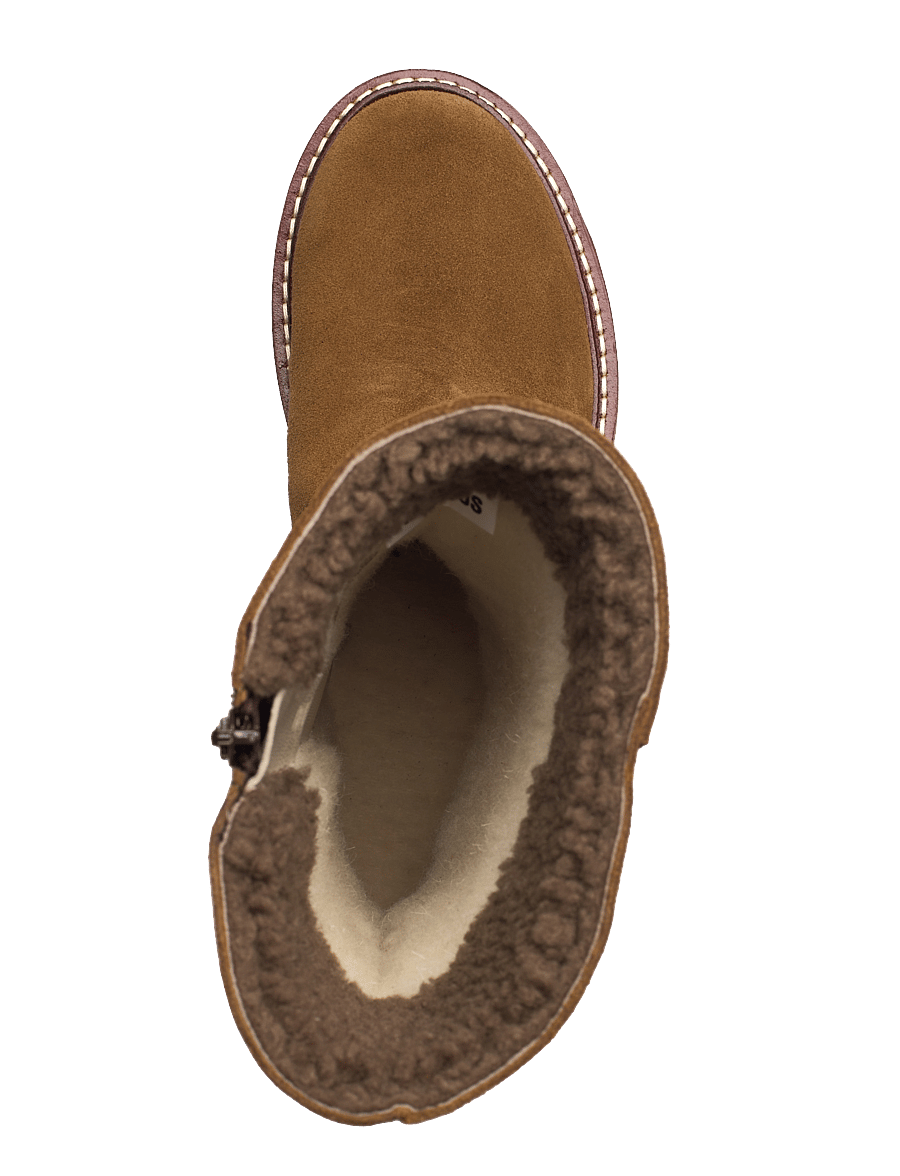ANGULUS - Boots - flat - flat ankle boots - 2209/2010 mustard/brun - 3