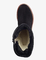 ANGULUS - Boots - flat - platte enkellaarsjes - 1163/2014 black/black lamb woo - 3