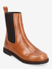 Boots - flat - 1838/002 COGNAC/DARK BROWN
