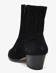 ANGULUS - Bootie - block heel - with zippe - høye hæler - 1163/001 black/ black - 2