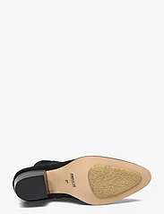 ANGULUS - Bootie - block heel - with zippe - høye hæler - 1163/001 black/ black - 4