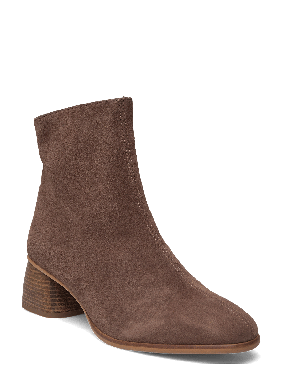 ANGULUS - Boots - Block heel with zipper - heeled ankle boots - 1780/002 taupe/brown - 1