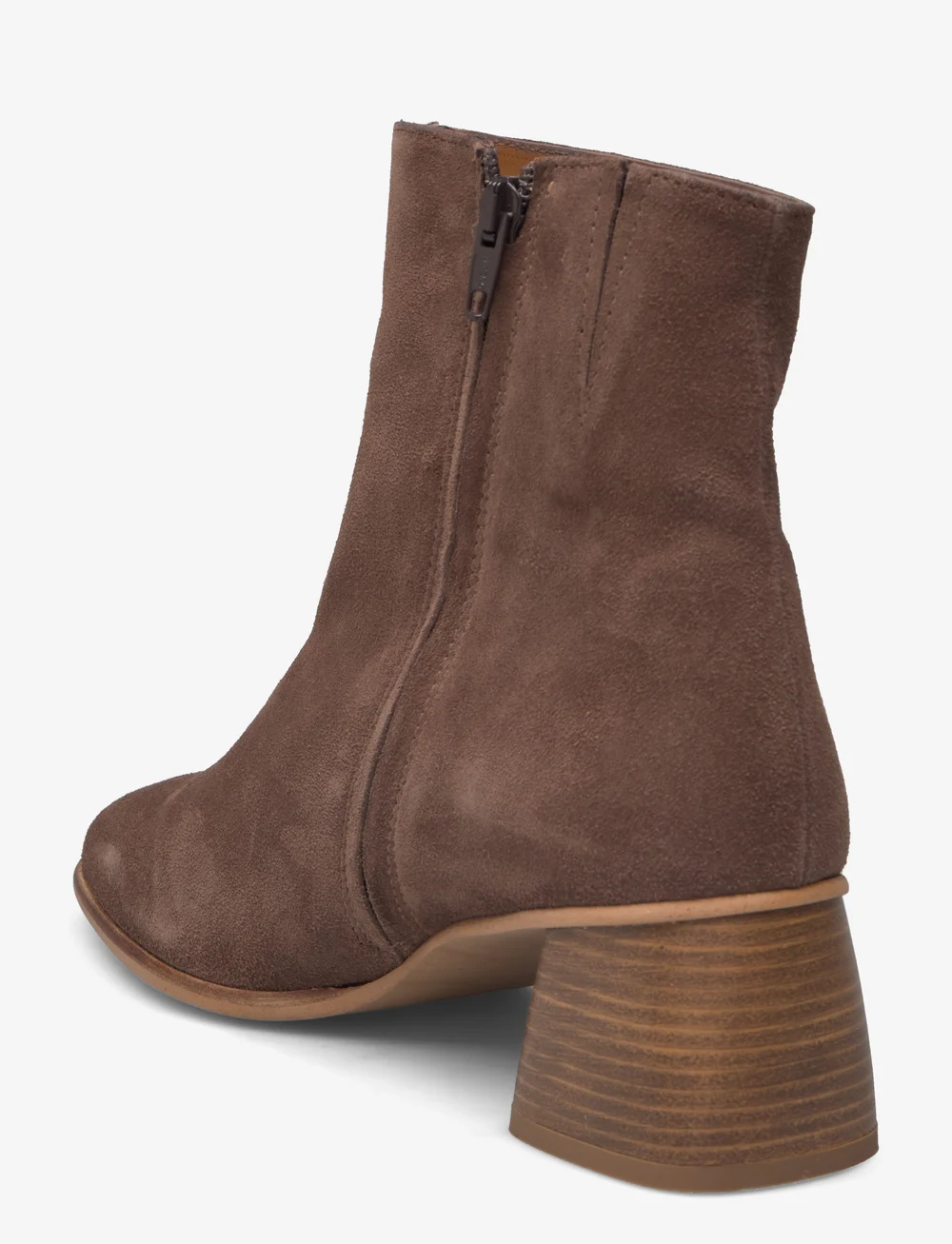 ANGULUS - Boots - Block heel with zipper - støvletter - 1780/002 taupe/brown - 3