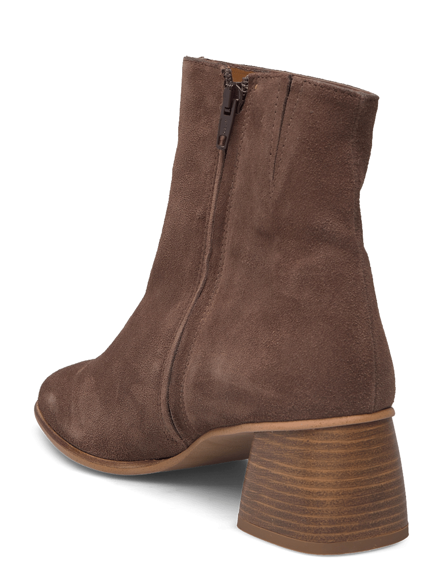 ANGULUS - Boots - Block heel with zipper - heeled ankle boots - 1780/002 taupe/brown - 3