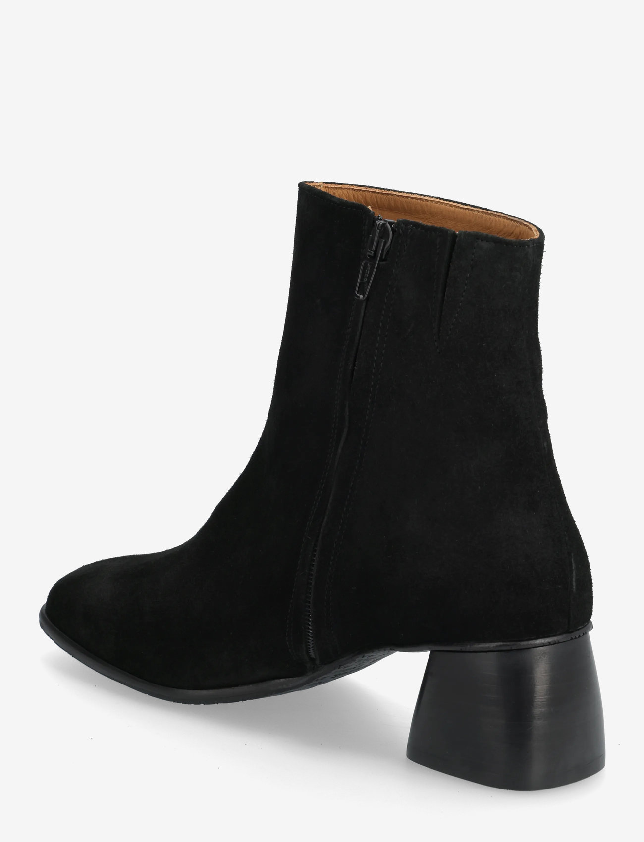 ANGULUS - Boots - Block heel with zipper - high heel - 1163/001 black/ black - 2