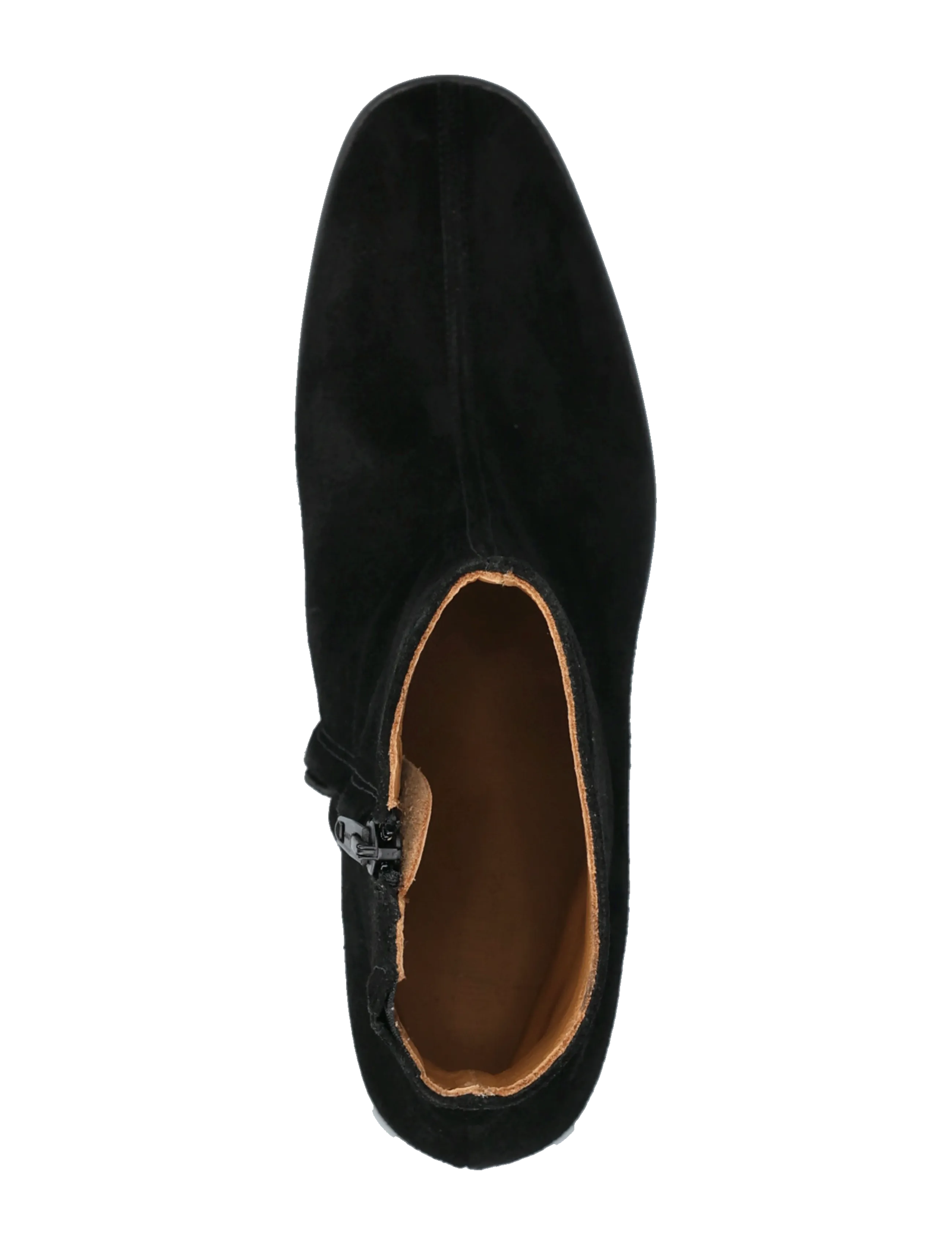 ANGULUS - Bootie - block heel - with zippe - hög klack - 1163/001 black/ black - 3