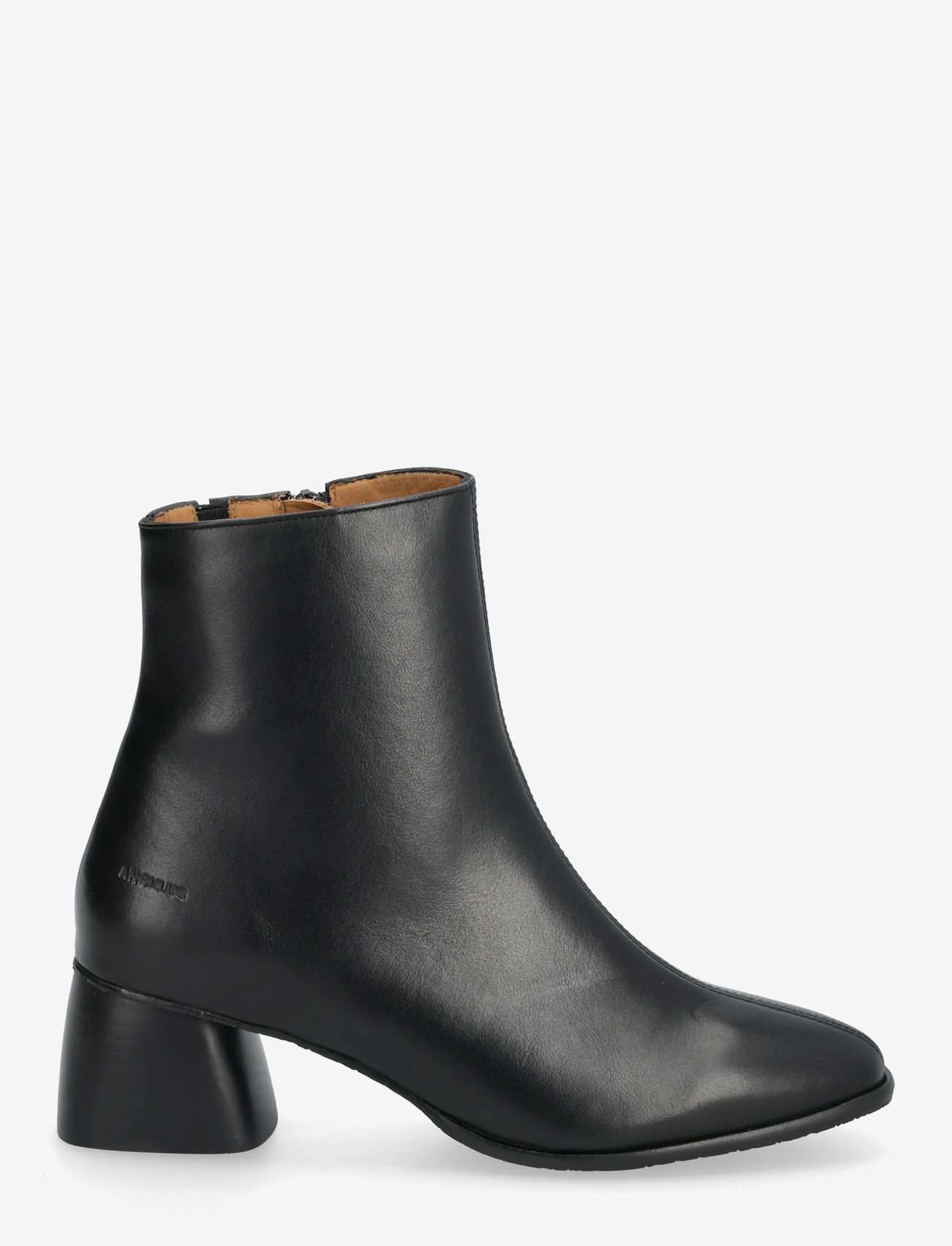 ANGULUS - Boots - Block heel with zipper - high heel - 1604/001 black/black - 1