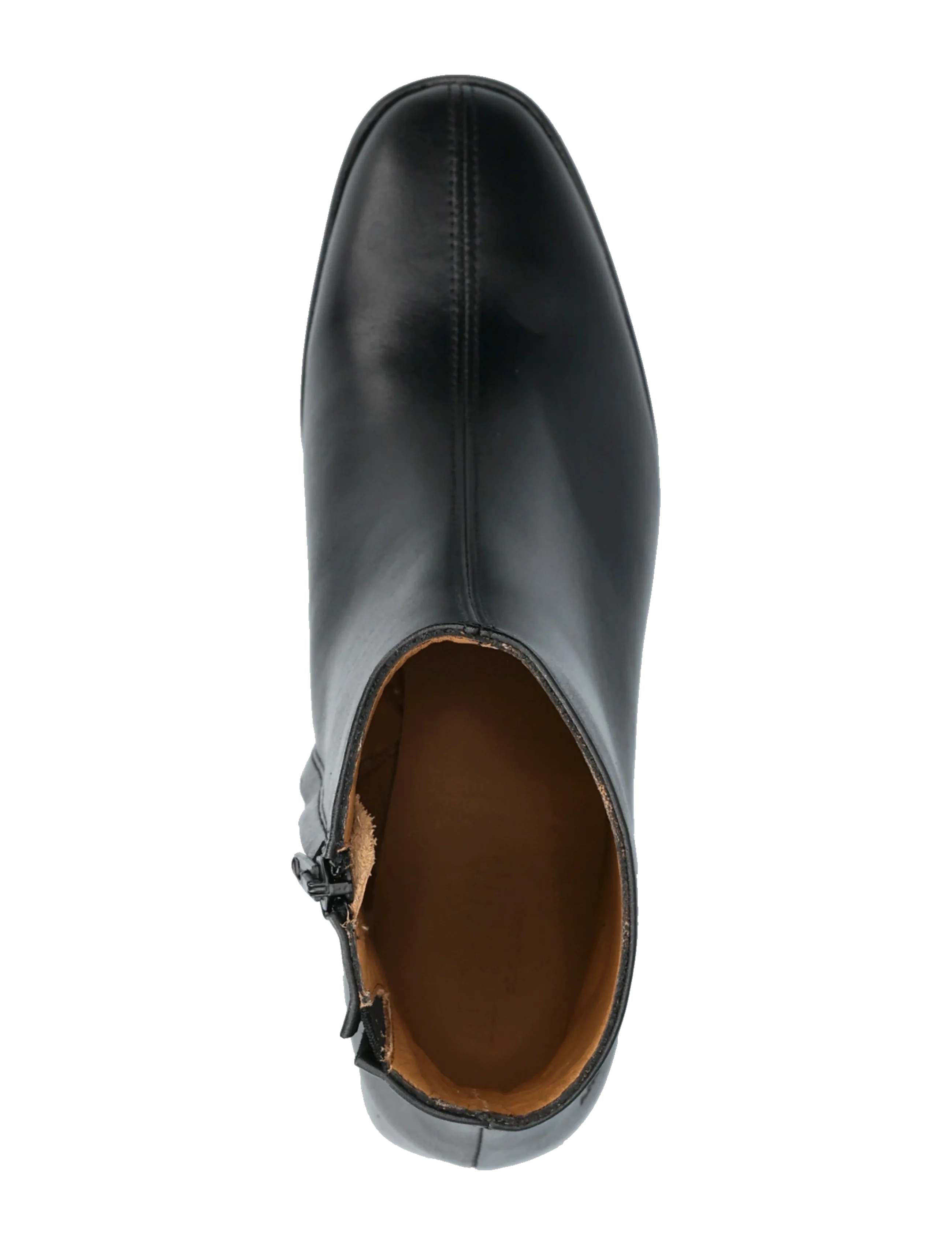 ANGULUS - Bootie - block heel - with zippe - stiefeletten mit absatz - 1604/001 black/black - 4