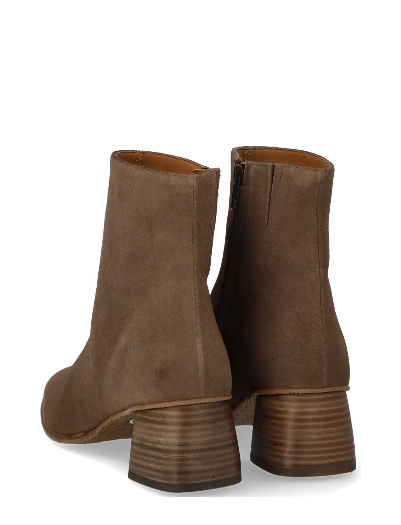 ANGULUS - Bootie - block heel - with zippe - 1780/002 taupe/brown - 2