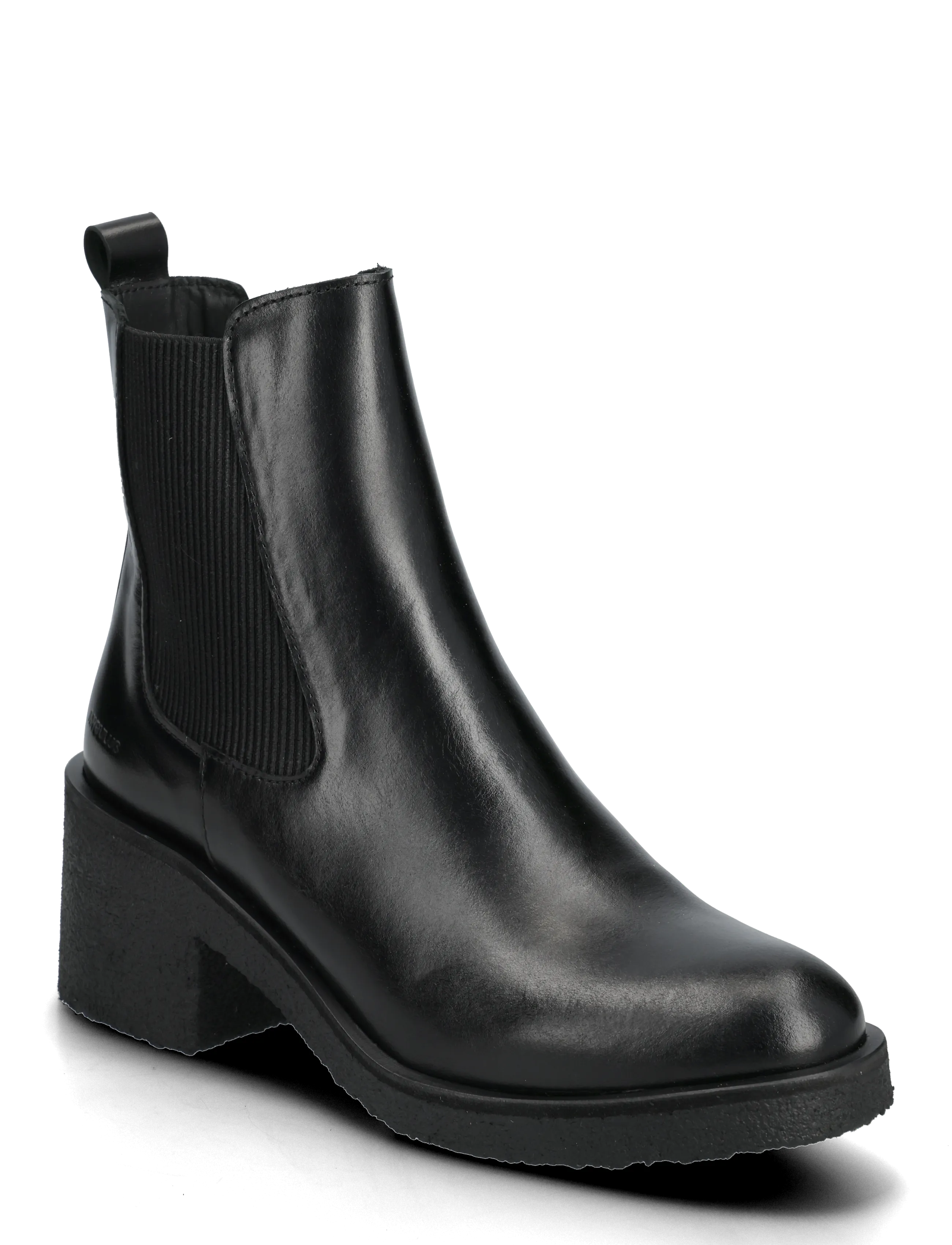 ANGULUS Booties - flat - with elastic - Transitional Layering - 1835/019 BLACK /BLACK / black