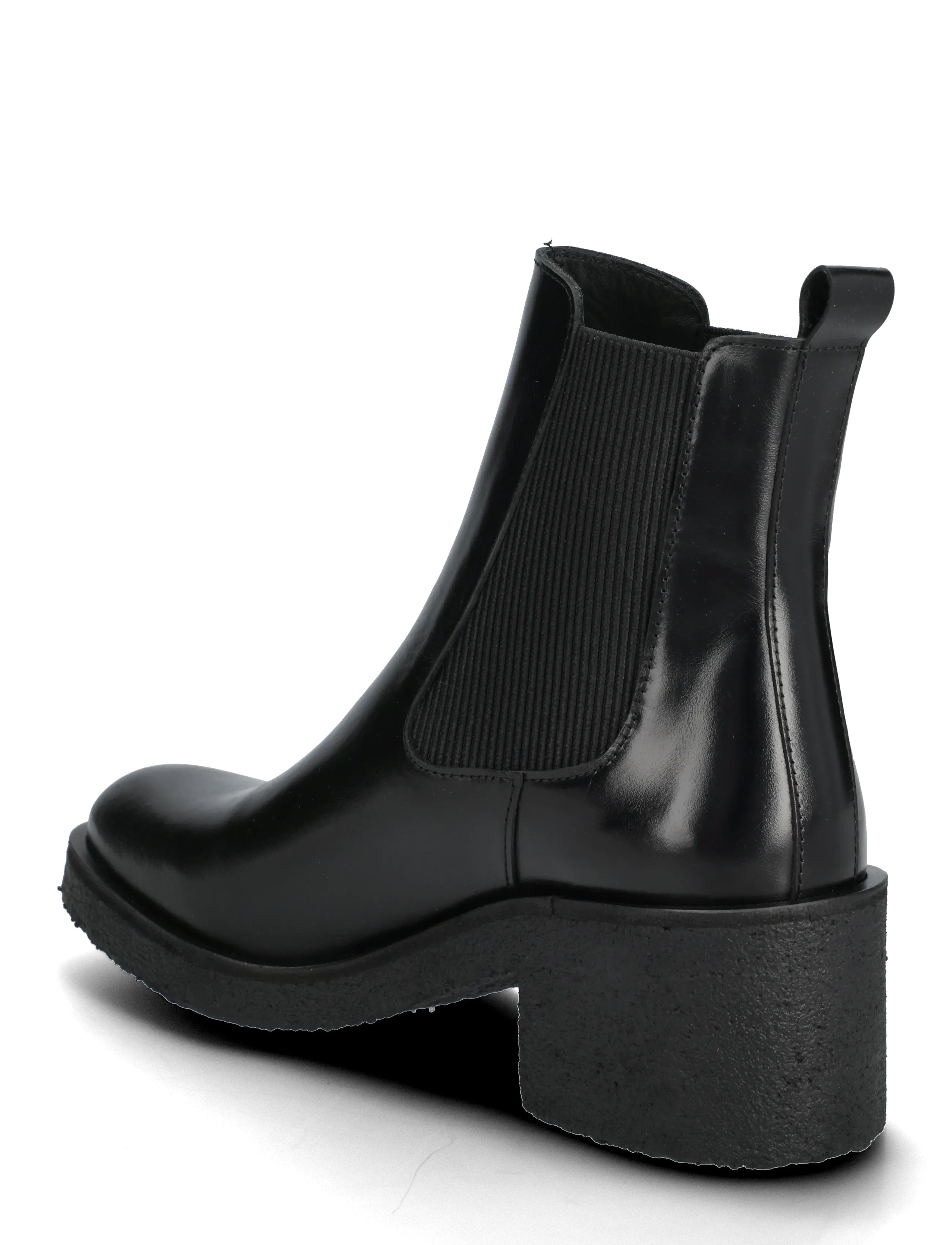 ANGULUS - Booties - flat - with elastic - augsts papēdis - 1835/019 black /black - 2