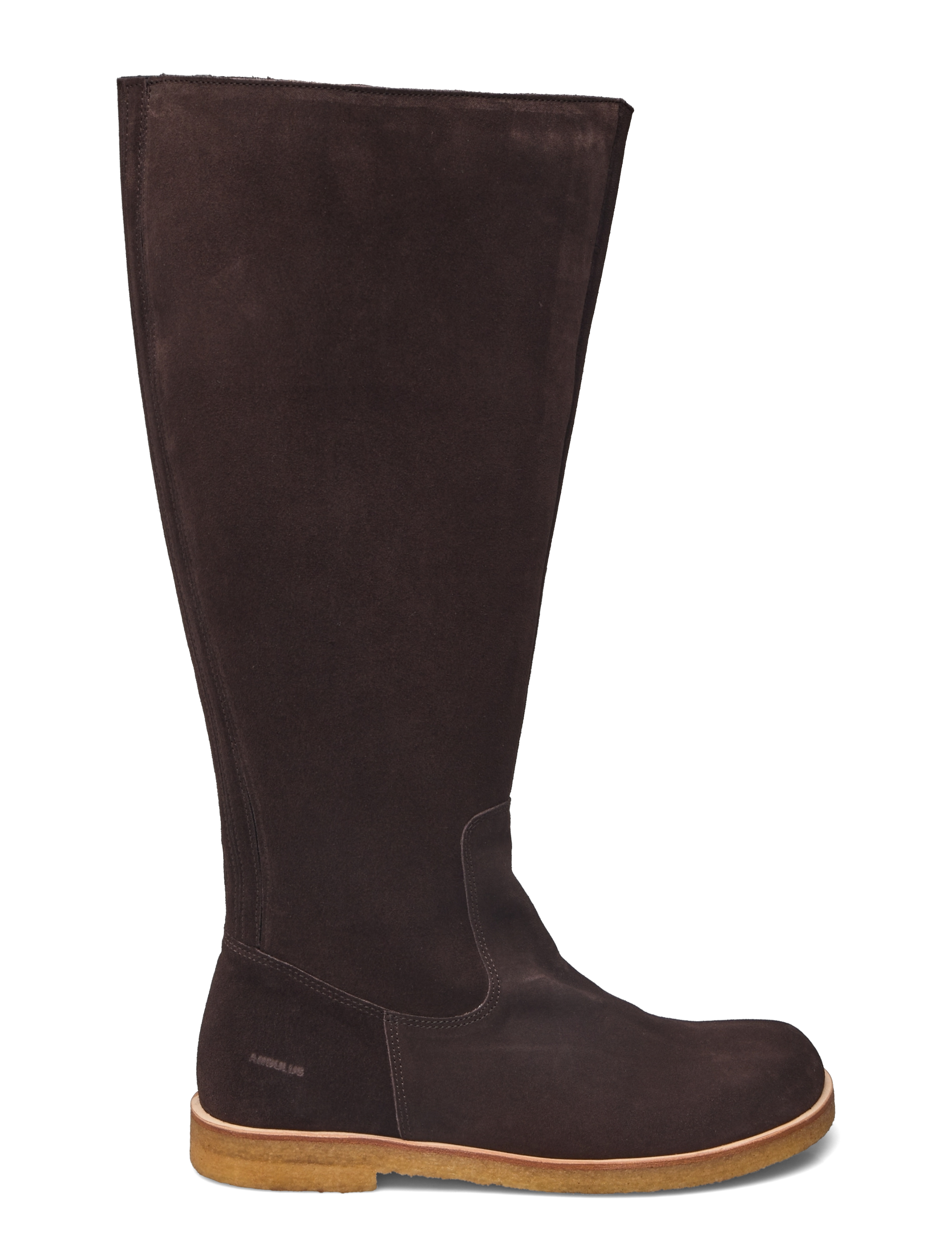 ANGULUS - Booties - flat - with zipper - festtøj til outletpriser - 2193/001 dark brown/black - 1
