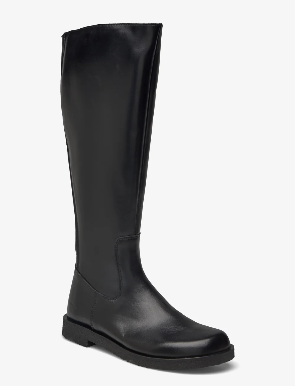 ANGULUS - Booties - flat - with zipper - langskaftede støvler - 1604/001 black/black - 0