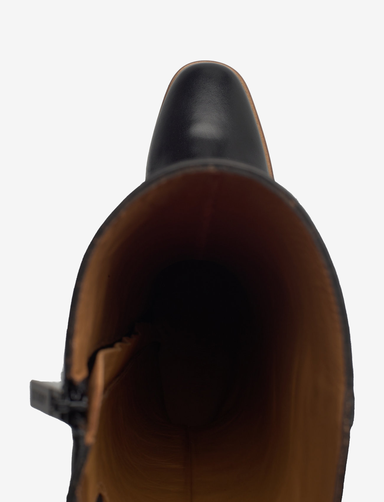 ANGULUS - Boots - Block heel with zipper - knee high boots - 1604/001 black/black - 3