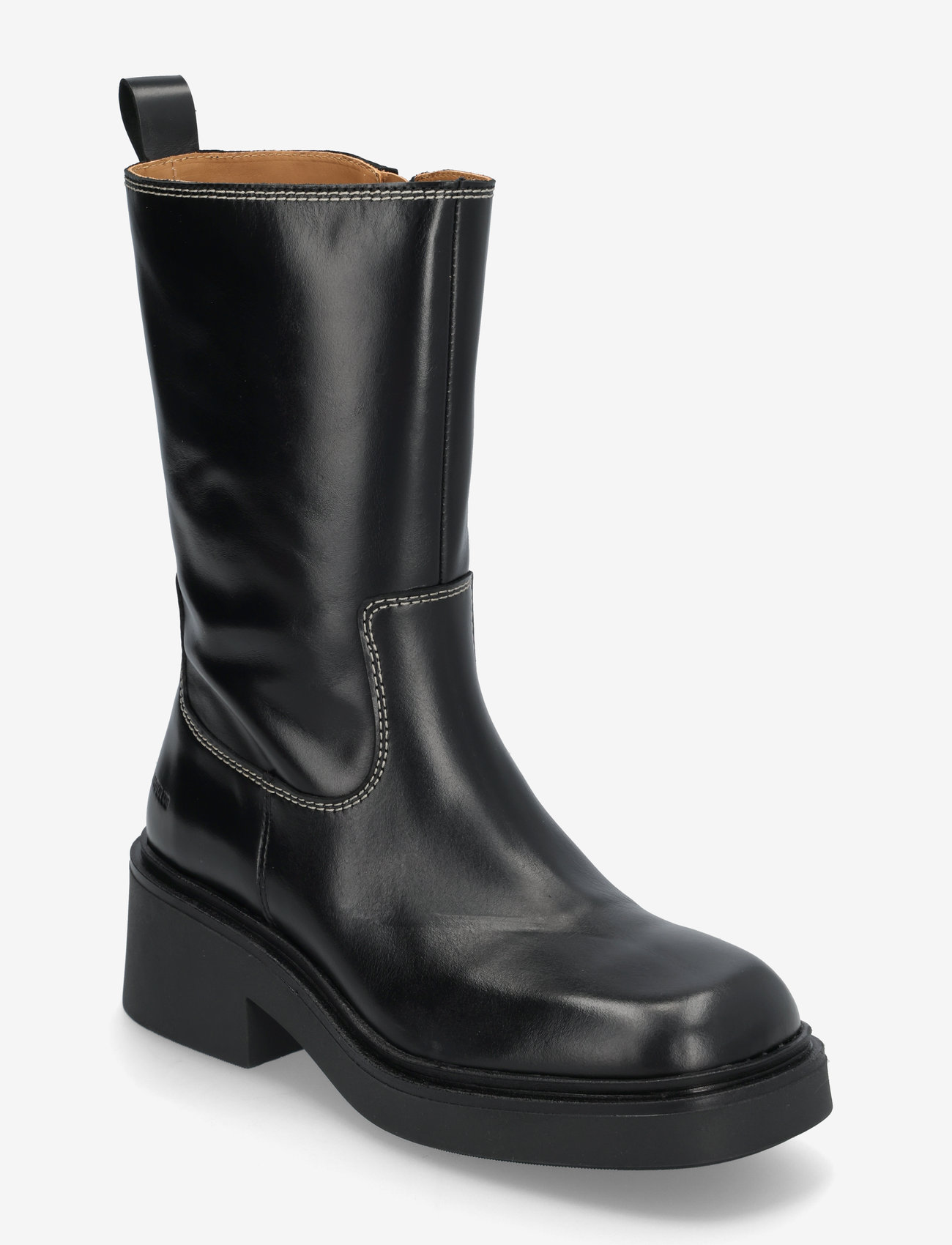 ANGULUS - Booties - flat - with elastic - flache stiefeletten - 1835 black - 0