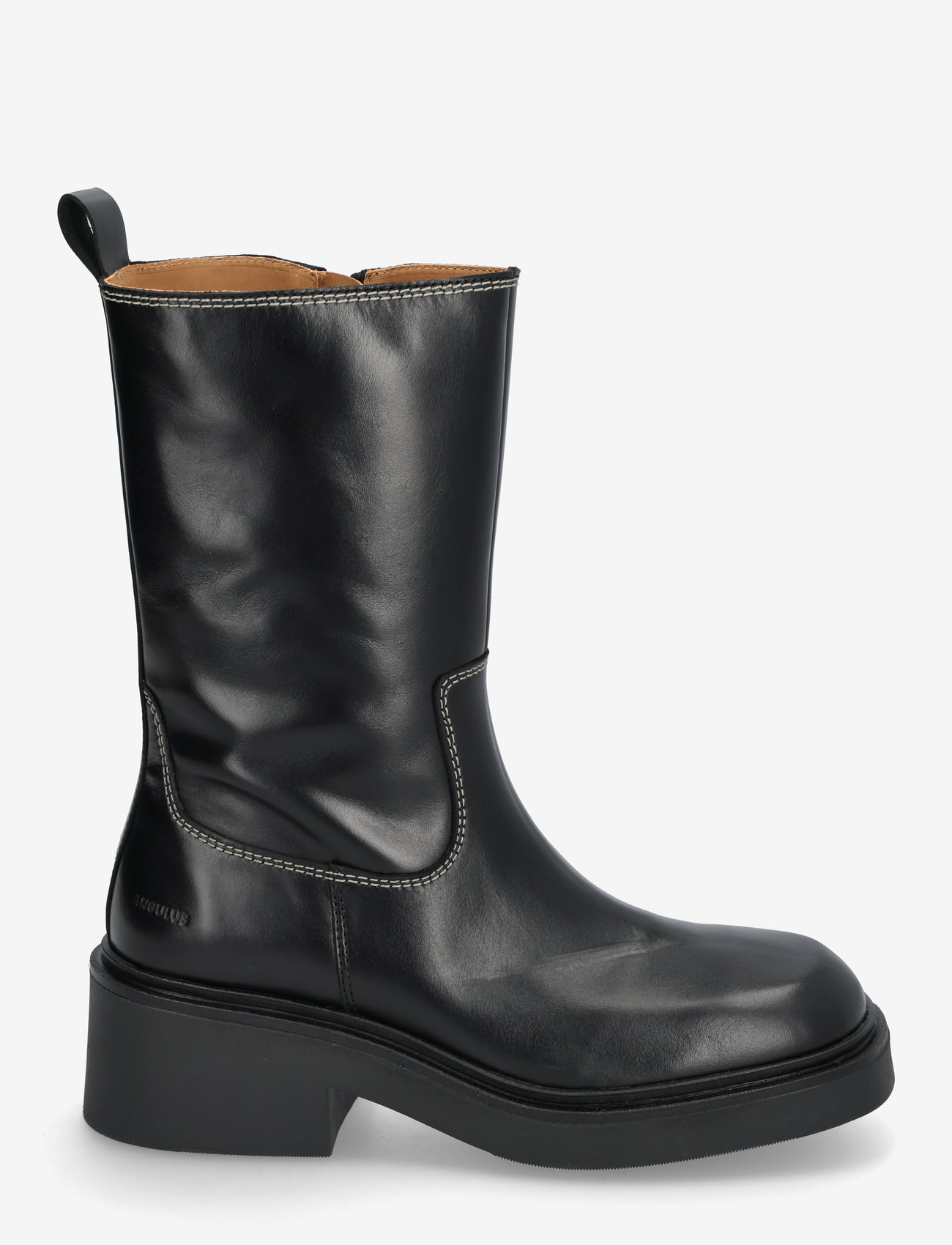 ANGULUS - Booties - flat - with elastic - flache stiefeletten - 1835 black - 1