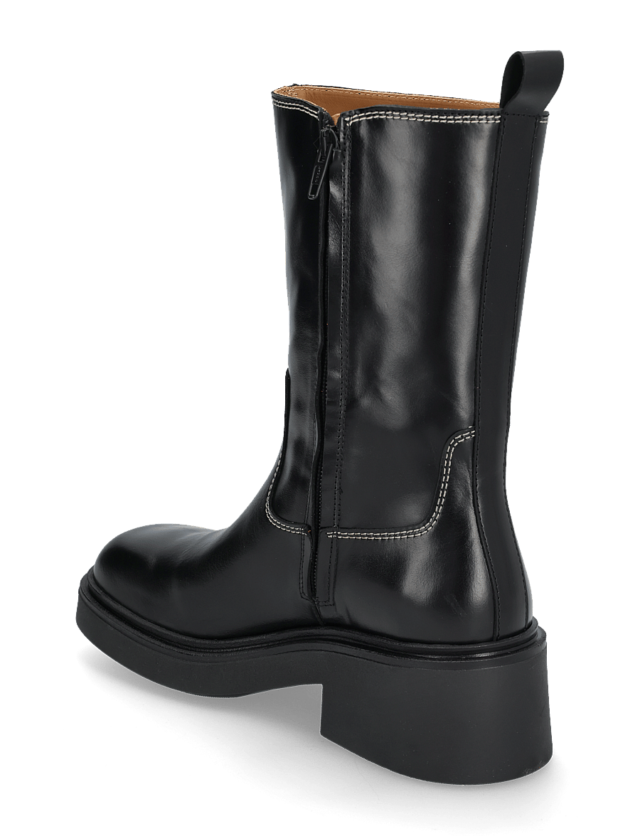 ANGULUS - Booties - flat - with zipper - heeled ankle boots - 1835 black - 2