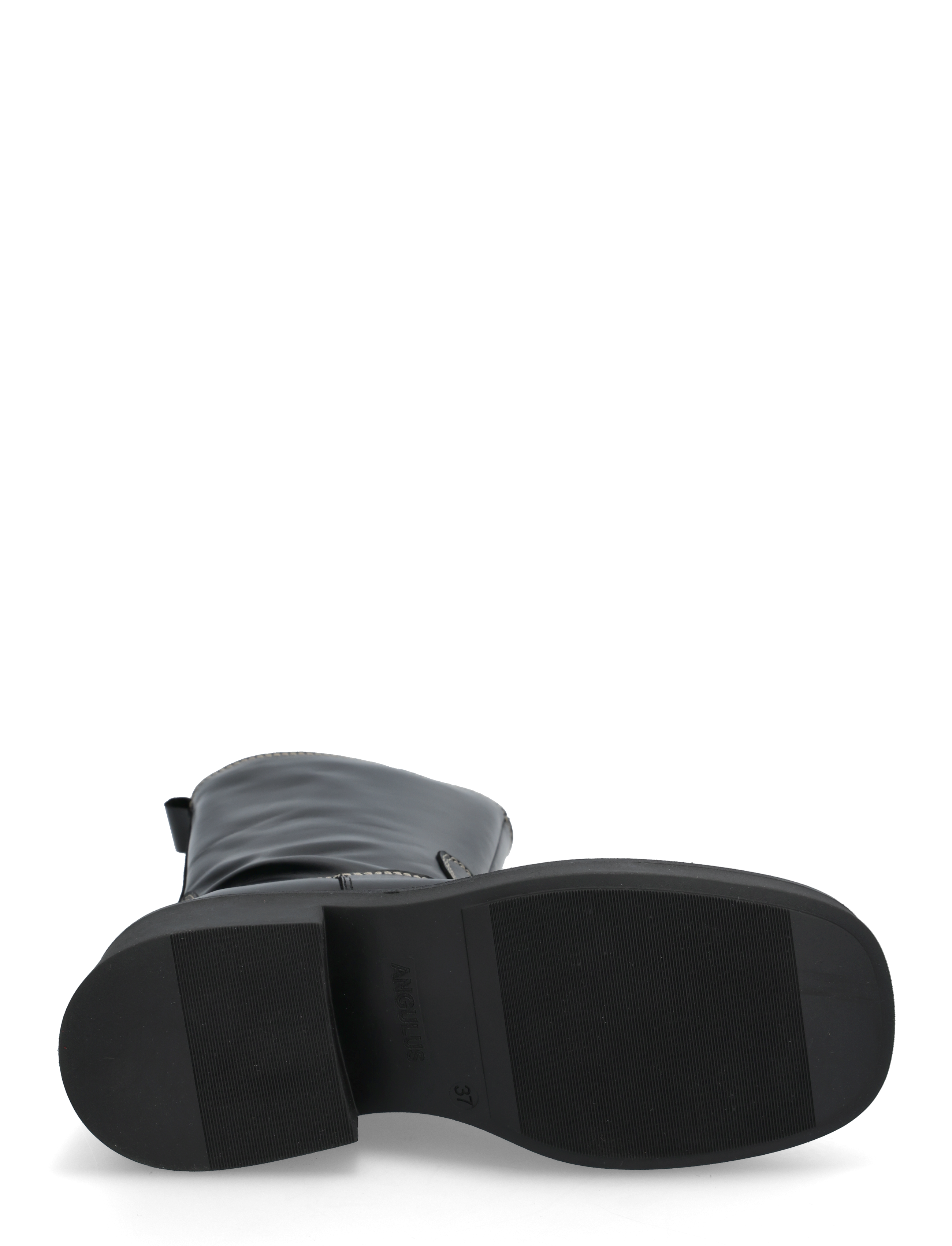 ANGULUS - Booties - flat - with zipper - flache stiefeletten - 1835 black - 4