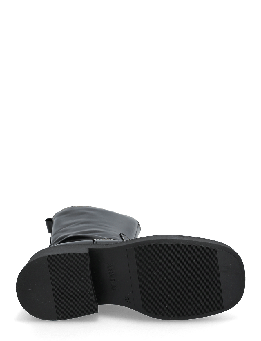 ANGULUS - Booties - flat - with zipper - heeled ankle boots - 1835 black - 4
