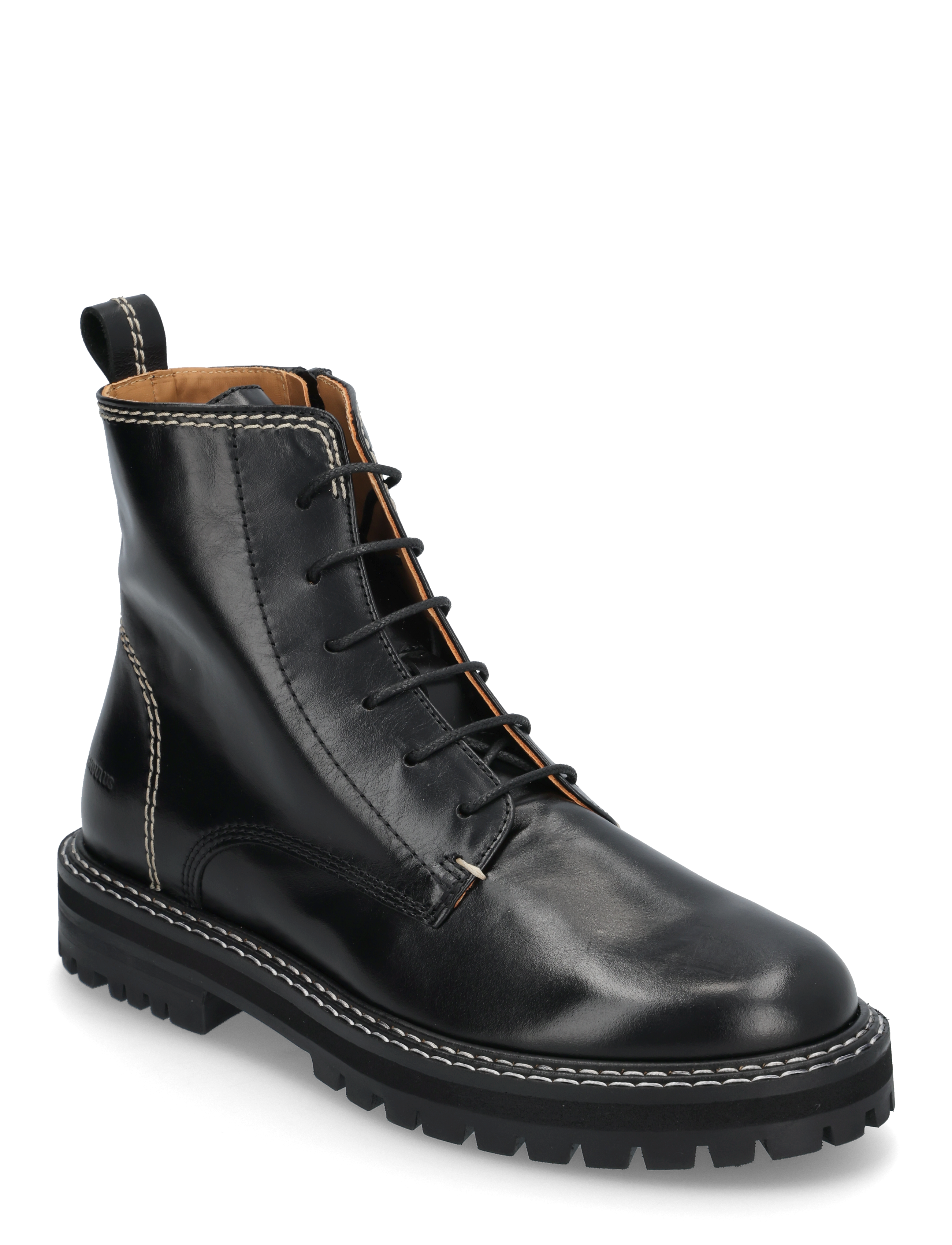 ANGULUS Booties - Flat, 36, Black, Ankelstøvler > Ankelstøvler Med Flad Hæl, Dame