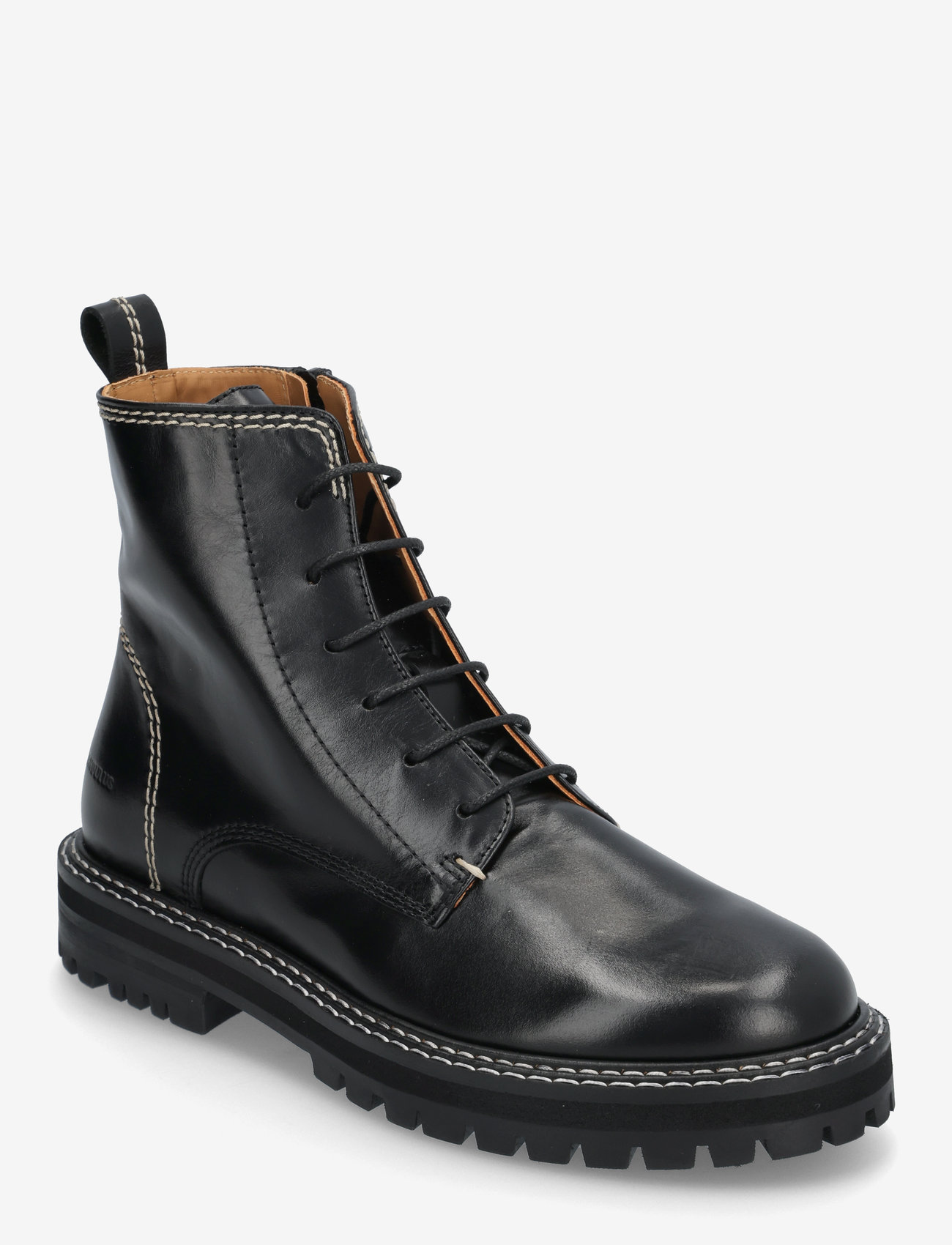 ANGULUS - Booties - flat - madalad poolsaapad - 1835 black - 0