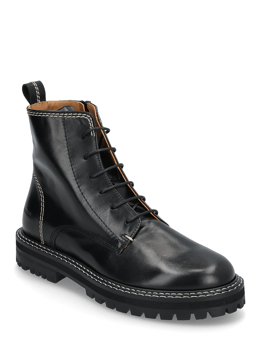 ANGULUS - Booties - flat - lygiapadžiai aulinukai iki kulkšnių - 1835 black - 0