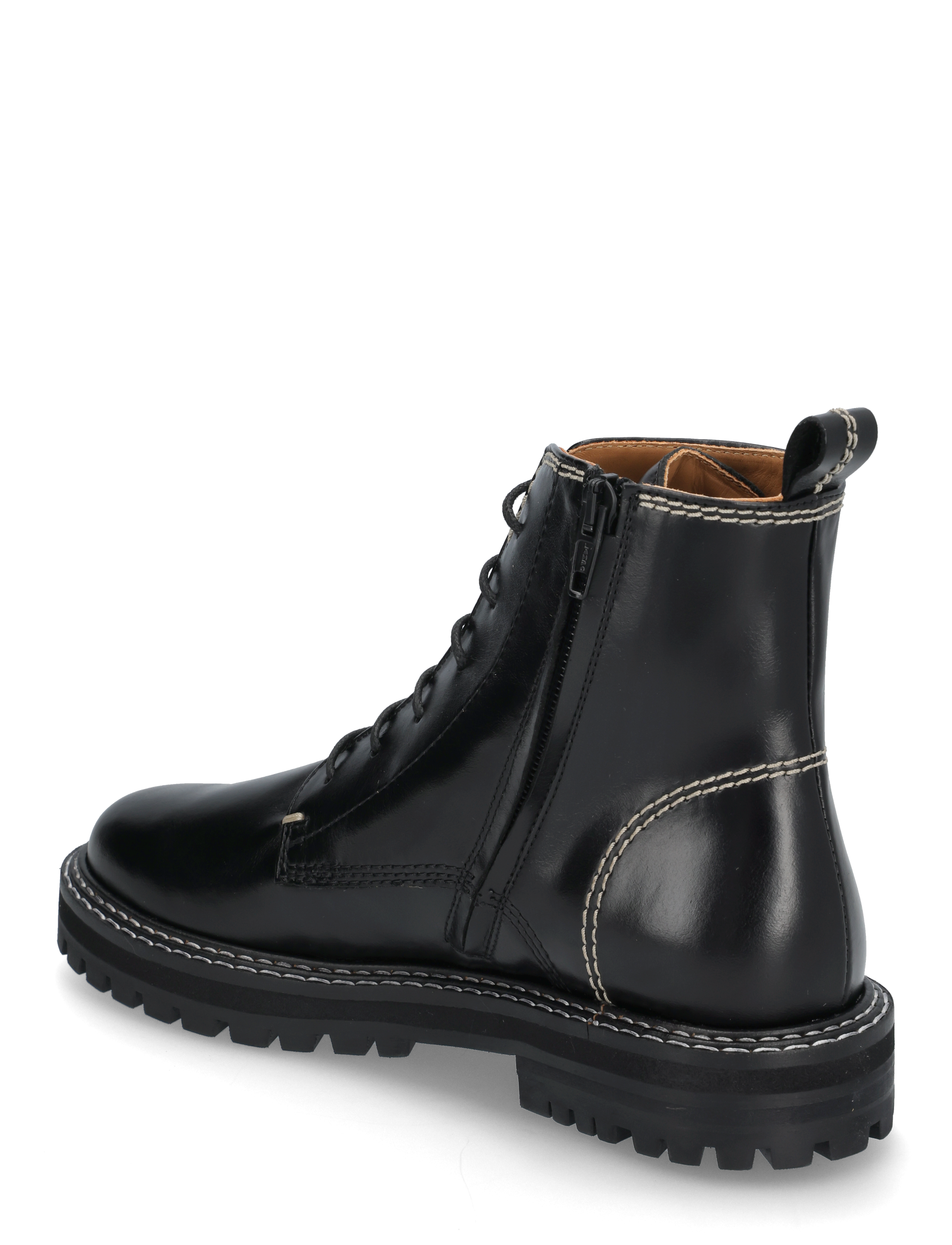 ANGULUS - Booties - flat - flat ankle boots - 1835 black - 2