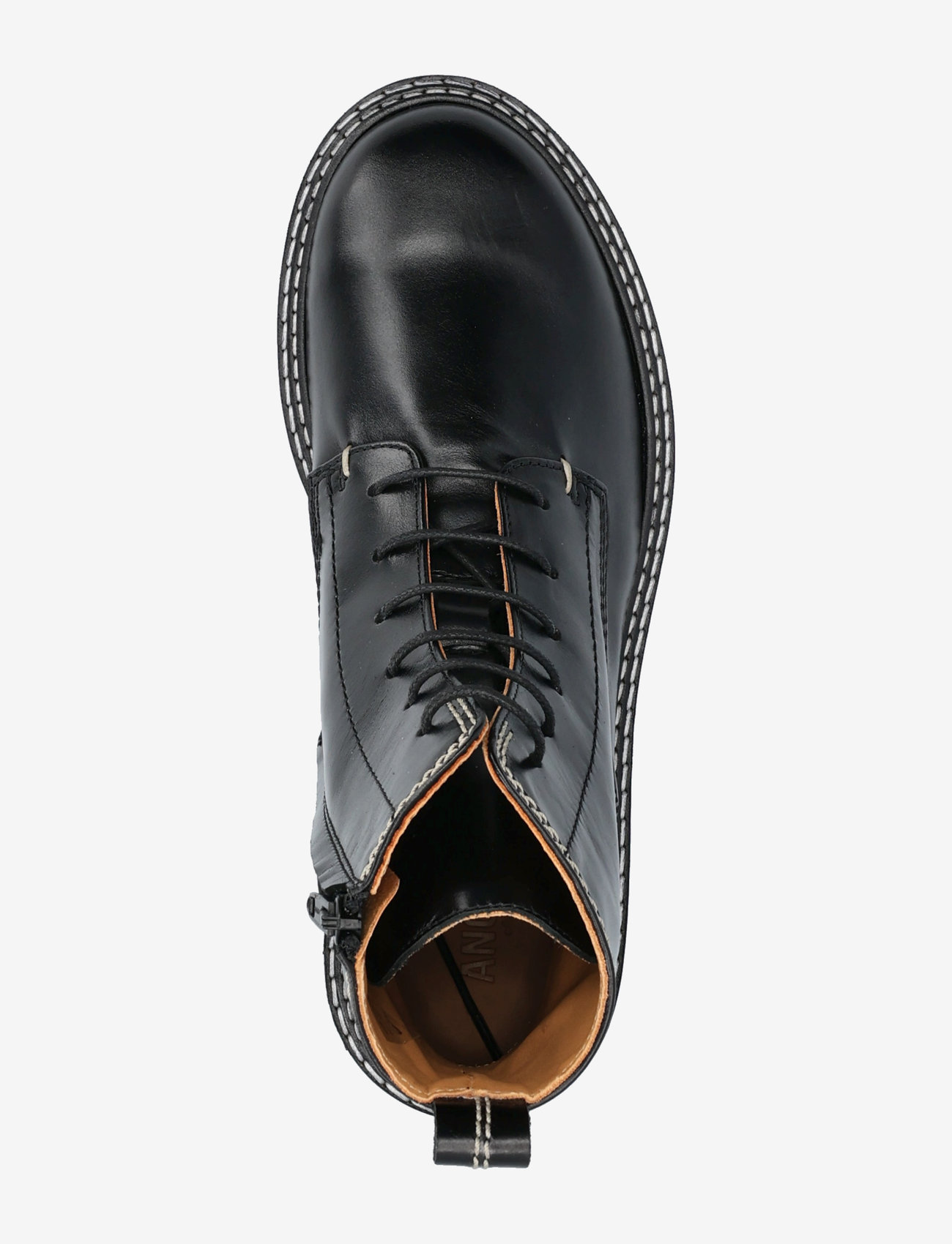 ANGULUS - Booties - flat - madalad poolsaapad - 1835 black - 3