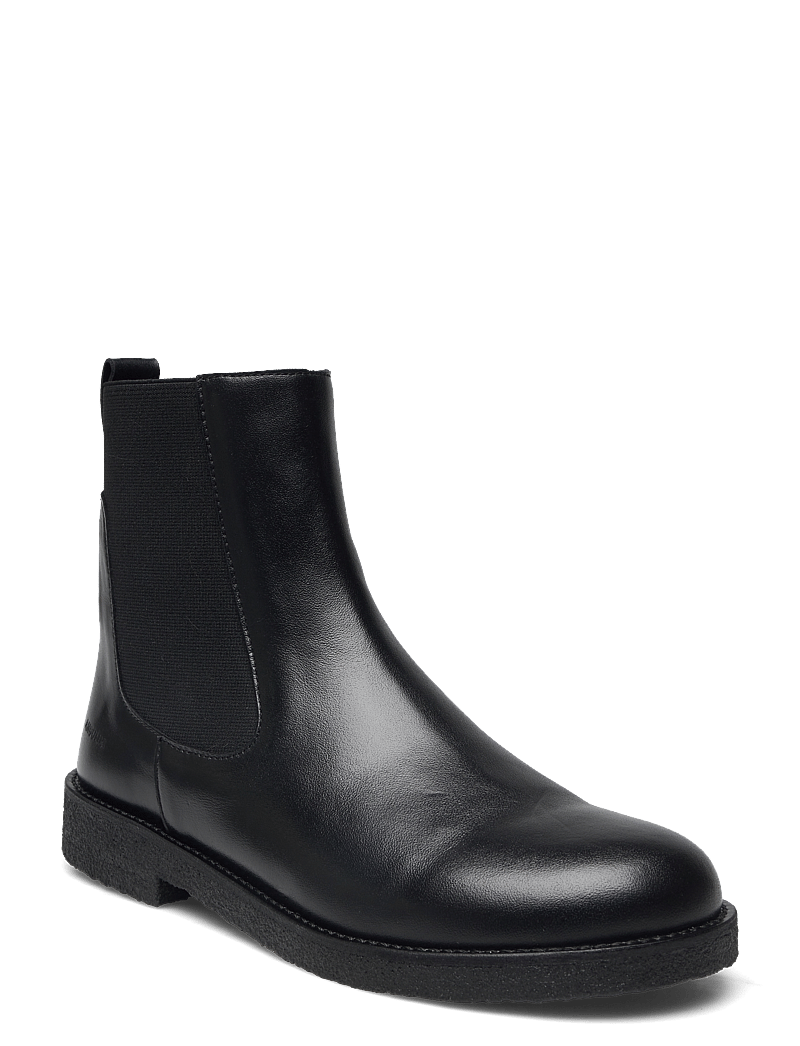 ANGULUS - Booties - flat - with elastic - flat ankle boots - 1604/001 black/black - 1