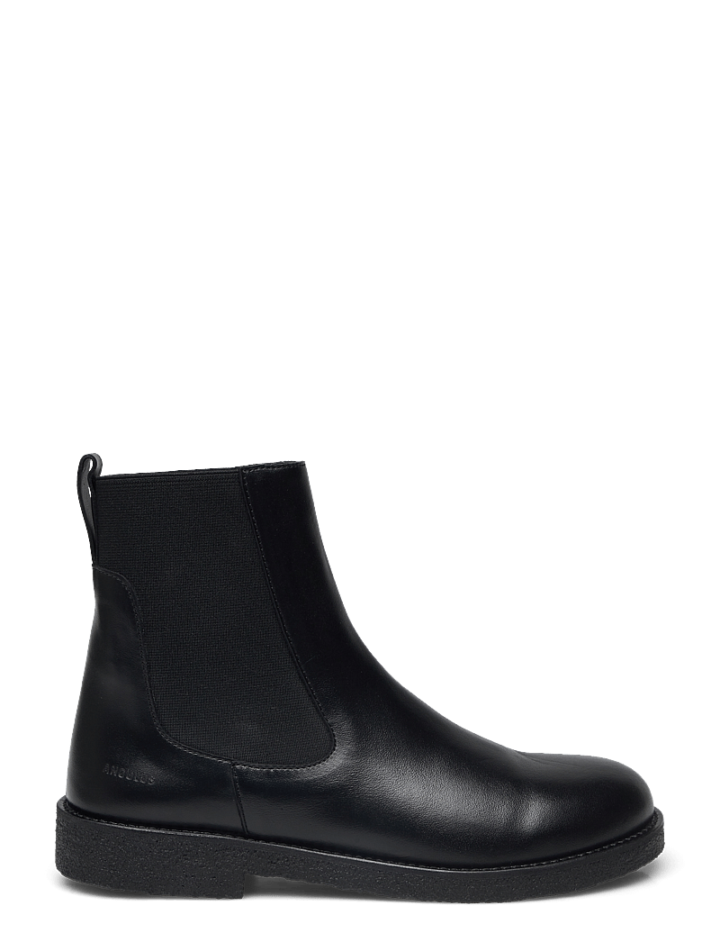 ANGULUS - Booties - flat - with elastic - flat ankle boots - 1604/001 black/black - 2